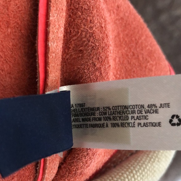 Retro Gap Mixed Leather and Canvas Tote - Picture 6 of 6